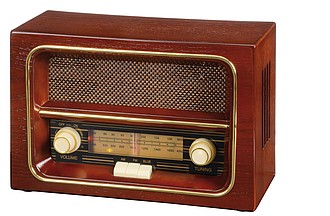Rádio v retro stylu - reklamní předměty