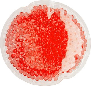 SAVAGE Chladící i hřejivý polštářek, kruh, červený