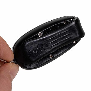 SCHWARZWOLF POSO Mini světlo s klipem a řetízkem na klíče, černá