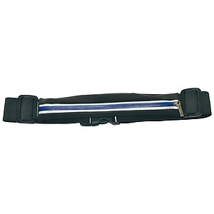 SCHWARZWOLF RAVIK Multifunkční elastický pás s kapsou, modrá