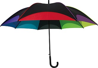 SETUBAL Automatický deštník XXL v barvách duhy