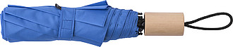 Skládací deštník z RPET, pr. 97cm, modrý - reklamní deštníky