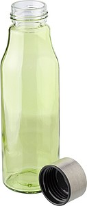 Skleněná láhev, objem 500 ml, zelená
