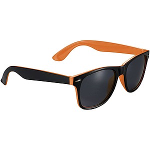 Sluneční brýle SunRay - černá skla, oranžová