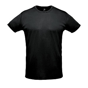 Sportovní tričko SOLS SPRINT, černá, M