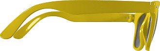 TADOUL Plastové sluneční brýle, žlutá