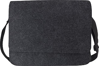 Taška na notebook z RPET plsti, tmavě šedá - reklamní předměty