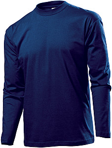 Tričko STEDMAN CLASSIC LONG SLEEVE MEN námořní modrá L - trička s potiskem