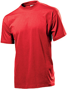 Tričko STEDMAN CLASSIC UNISEX barva červená S